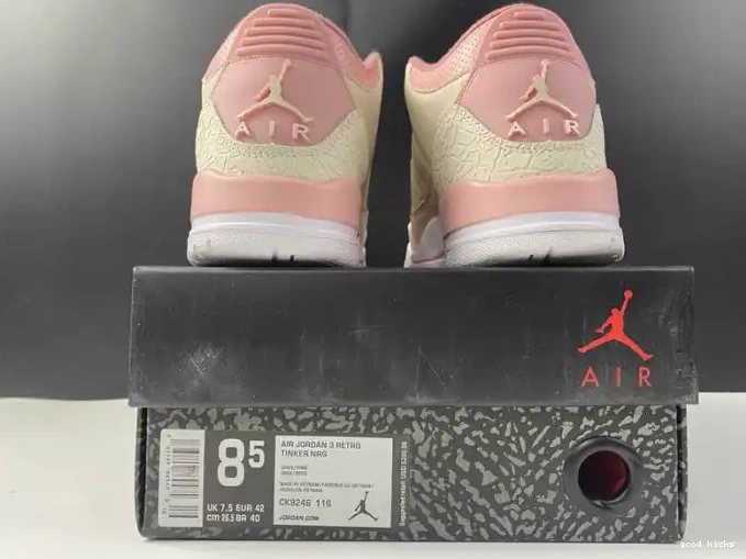 Cheap Jordan CK9246-116 (W) Retro Air Sail 3 Pink Rust 0503